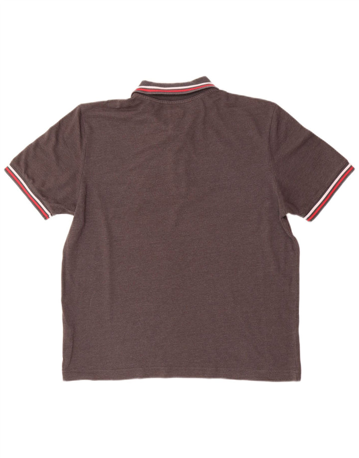 Camisa polo masculina KAPPA grande cinza