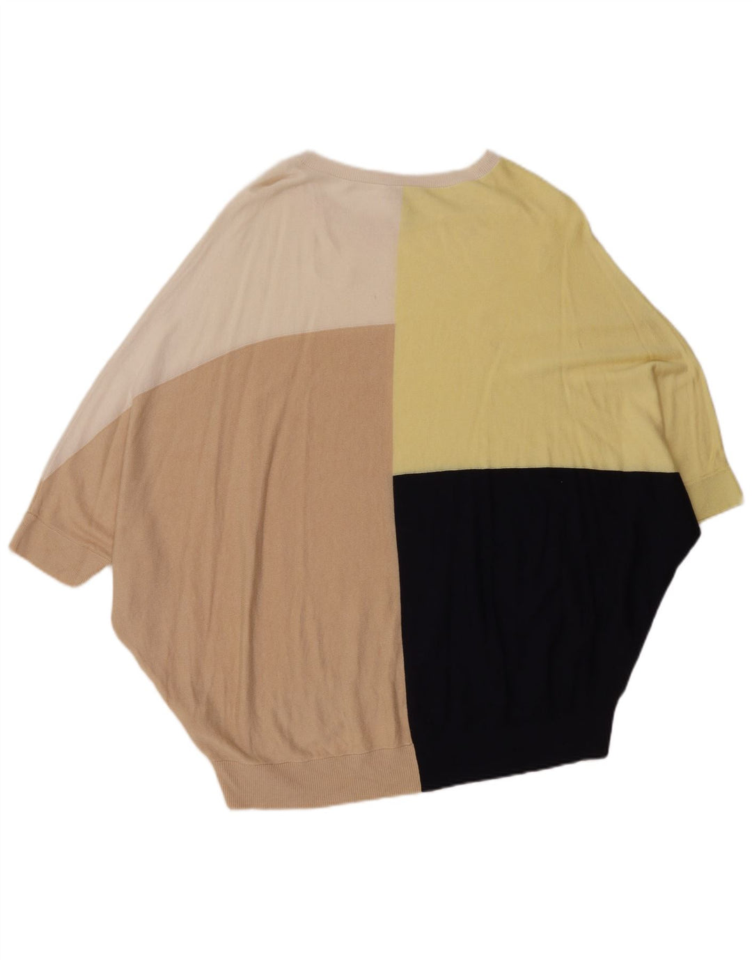 Suéter feminino PHASE EIGHT com gola canoa UK 14 médio multicolorido