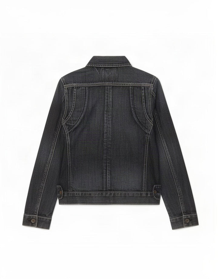 Jaqueta jeans feminina G-Star UK 14 grande azul marinho