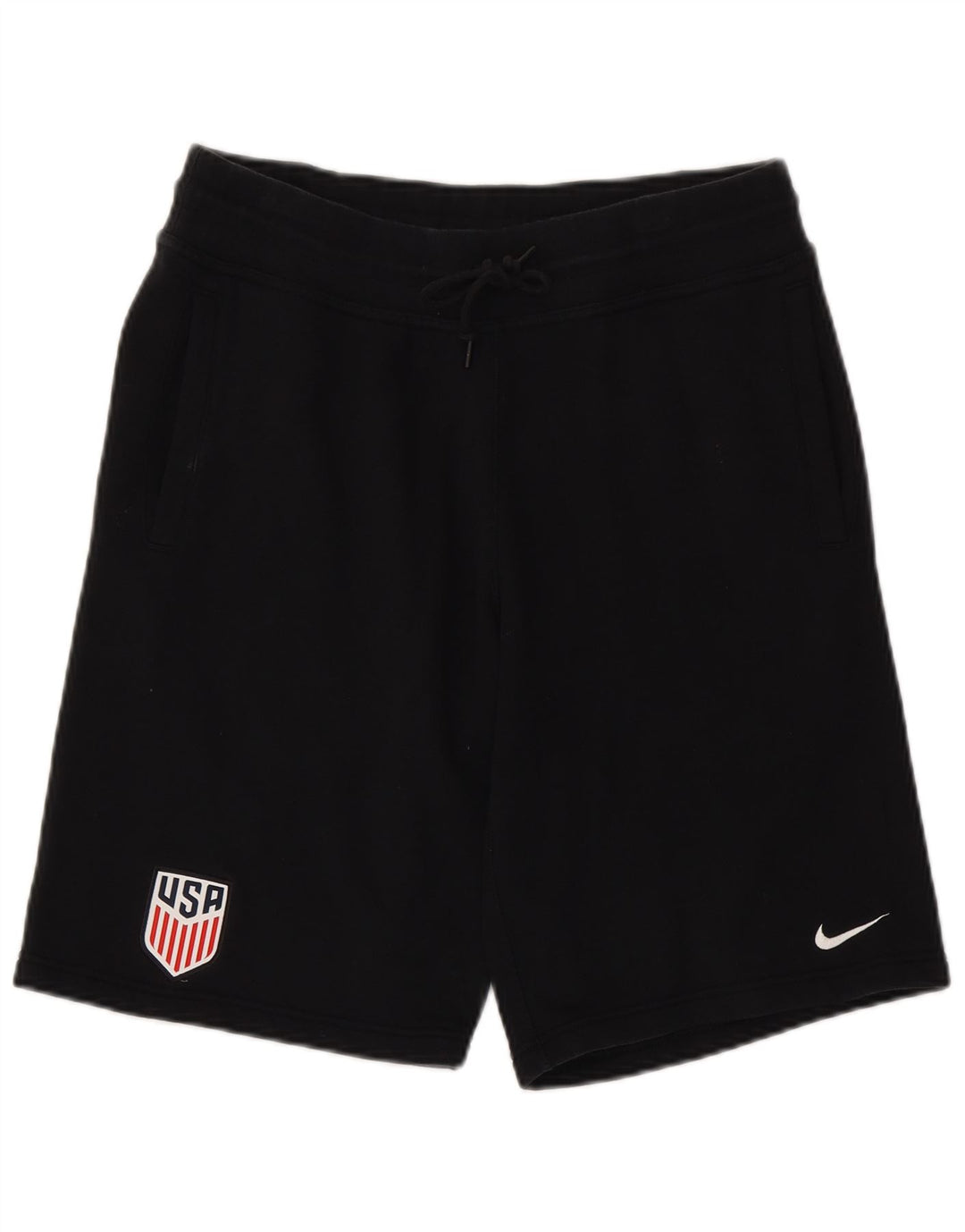 Shorts esportivos masculinos Nike médio preto algodão
