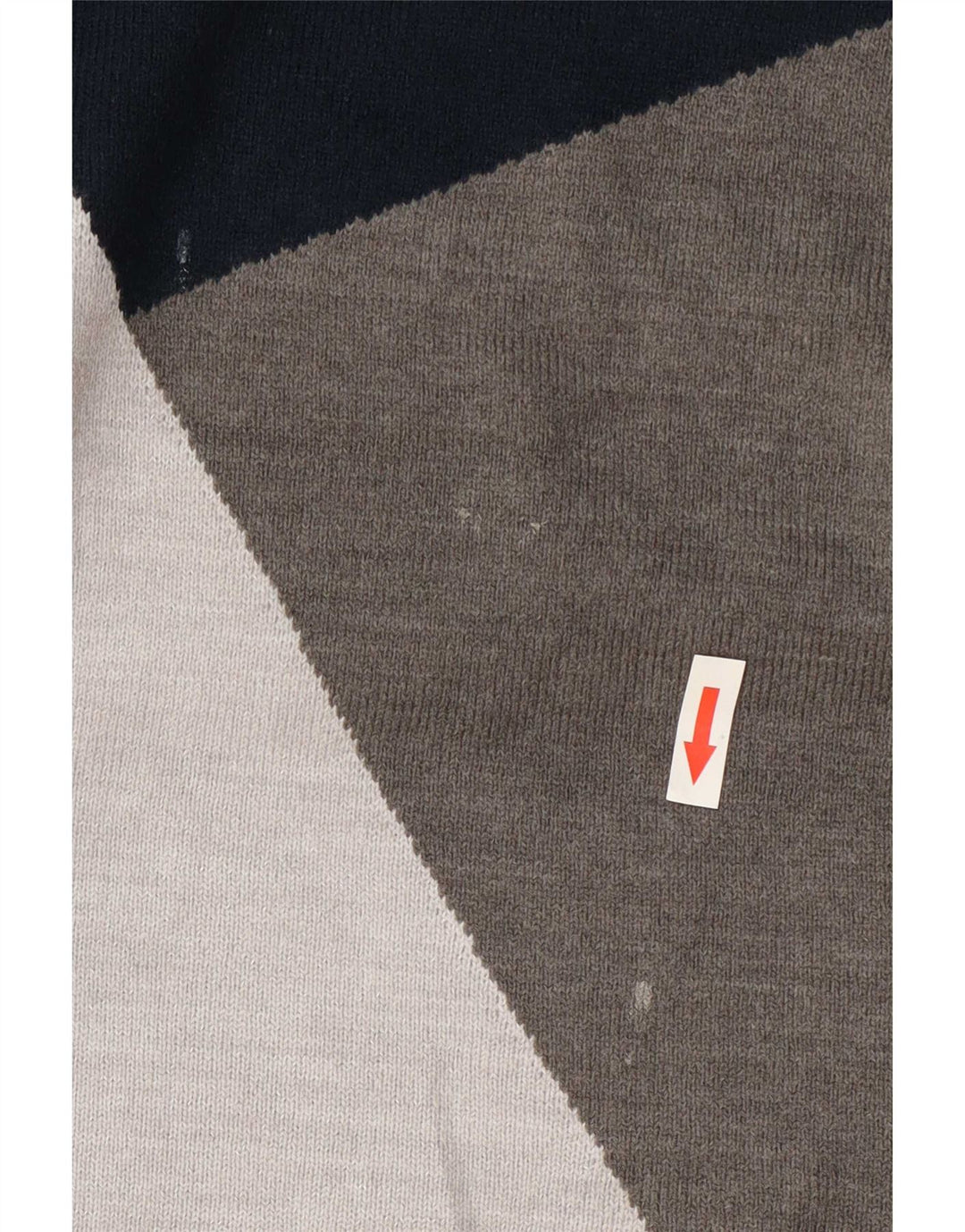 Suéter feminino Marks & Spencer com gola redonda Reino Unido 14 grande cinza