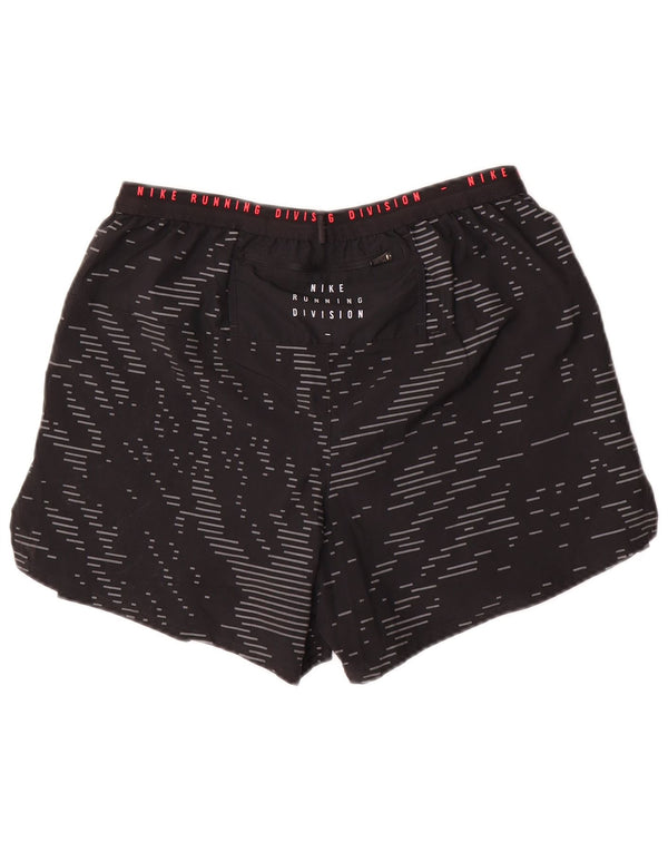 Nike Mens Graphic Sport Shorts Médio Preto Geométrico