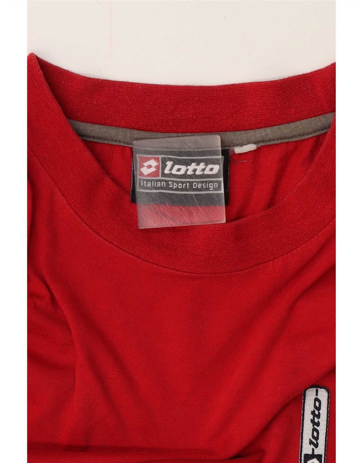 Camiseta masculina Lotto Top grande vermelho