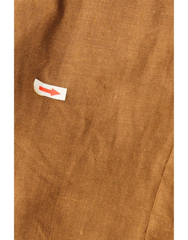 Jaqueta Blazer Masculina Vintage UK 36 Pequena Marrom
