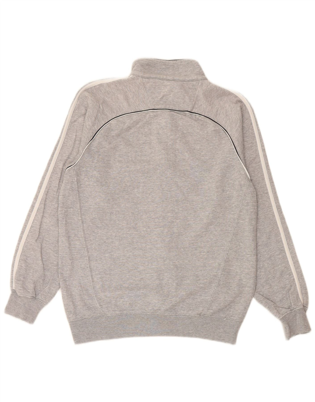 CHAMPION Mens Tracksuit Top Jacket Medium Grey Colourblock Cotton