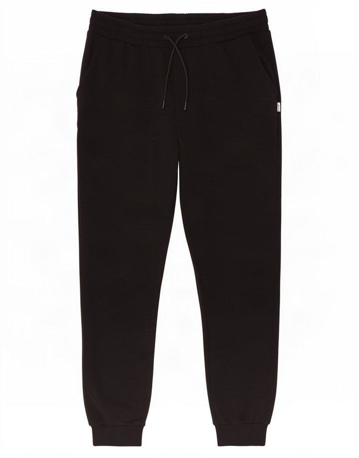 Calça de treino masculina Jack & Jones Joggers grande poliéster preto