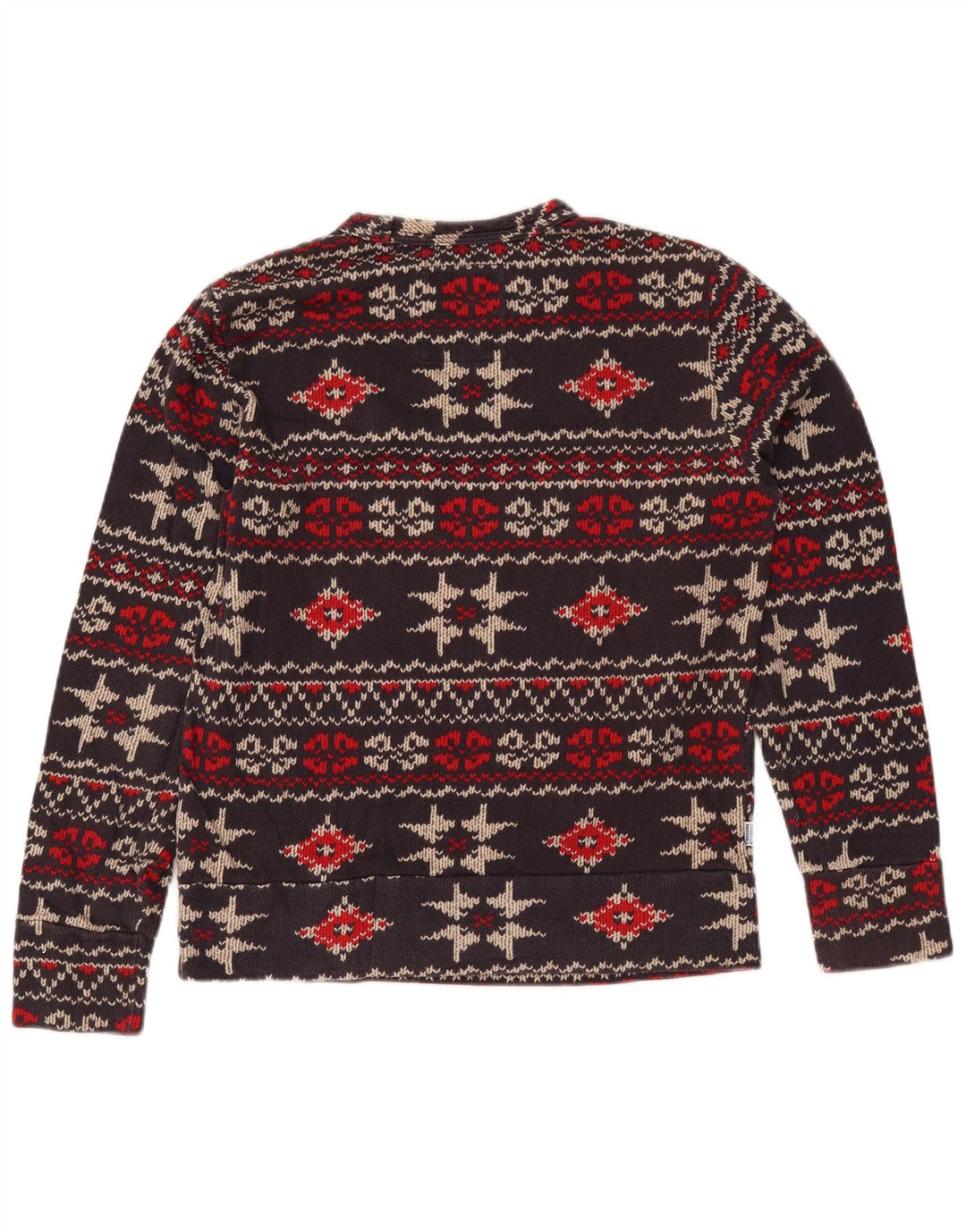 Suéter gráfico feminino FRANKLIN MARSHALL Reino Unido 10 pequeno marrom