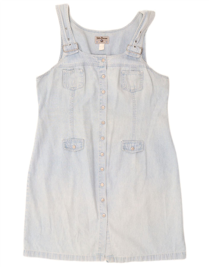 Vestido jeans feminino sem mangas JOHN BANER IT 50 XL algodão azul