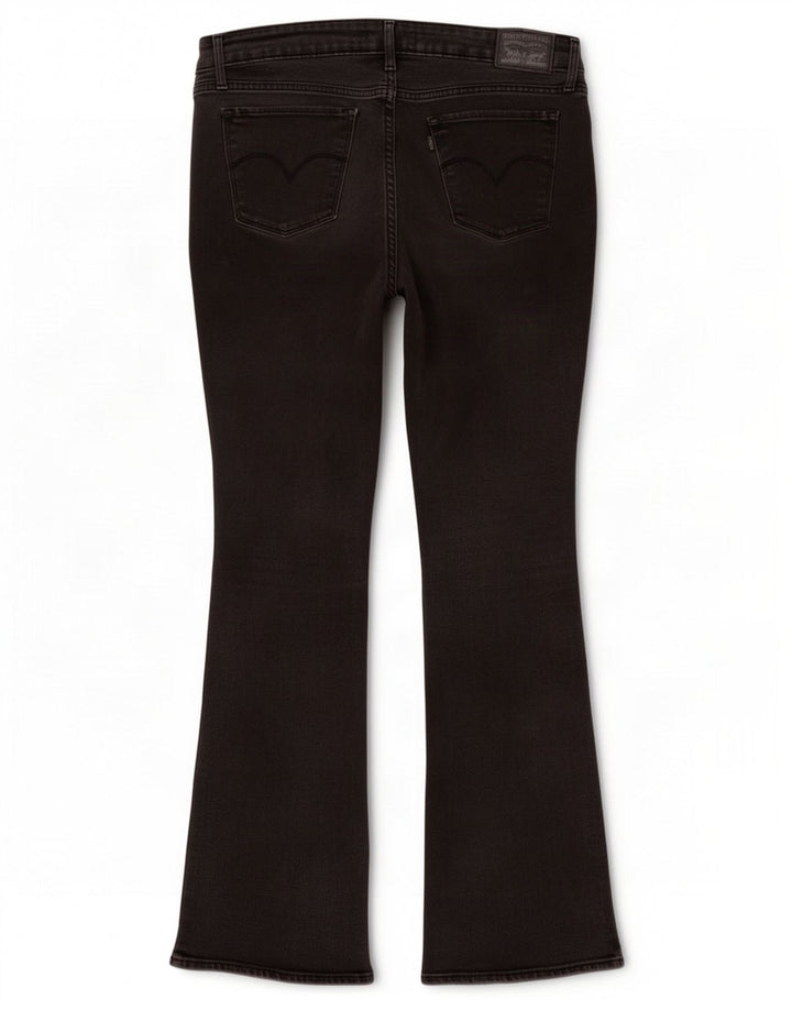 Calça jeans feminina Levi's 715 Bootcut W32 L32 cinza algodão
