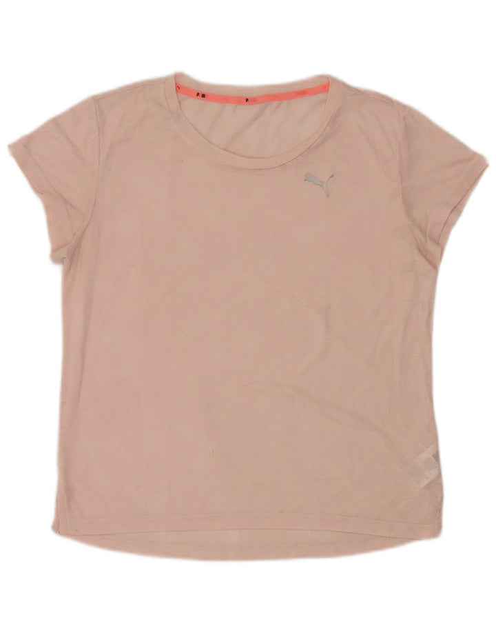 Camiseta feminina Puma UK 16 grande poliéster rosa