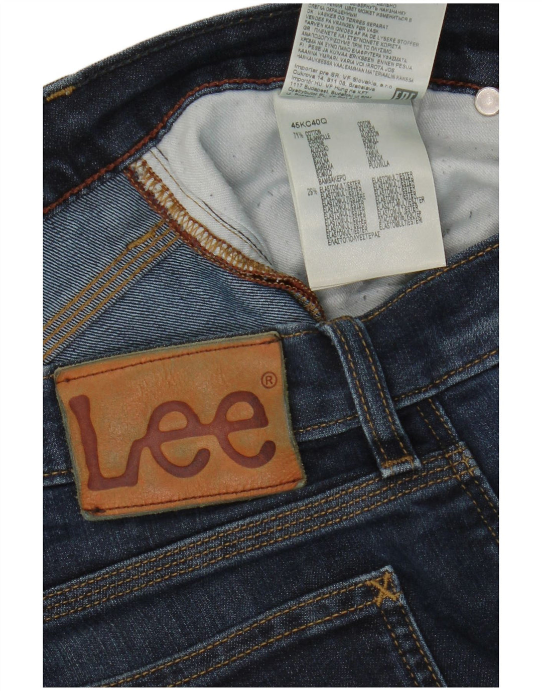 Lee Mens Daren Slim Jeans W33 L31 Azul Algodão