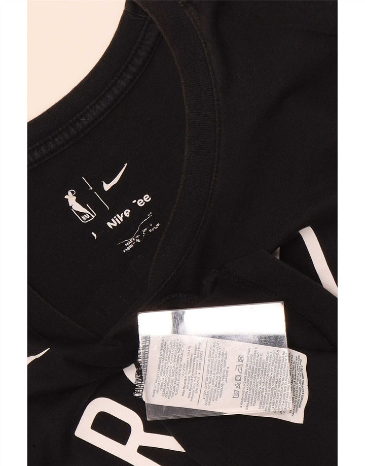Camiseta Nike Masculina Brooklyn Graphic Top Pequeno Algodão Preto