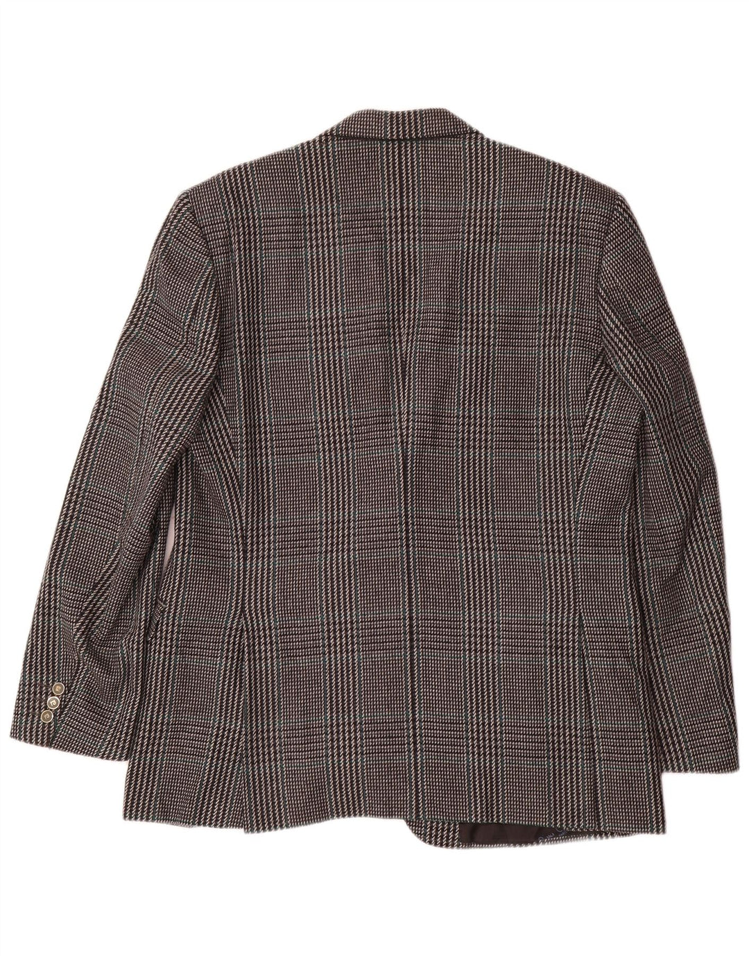 Jaqueta blazer masculina Pierre Cardin com 2 botões IT 54 2XL cinza xadrez lã clássica