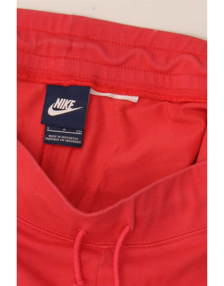 Shorts esportivos femininos Nike UK 10 pequenos vermelhos