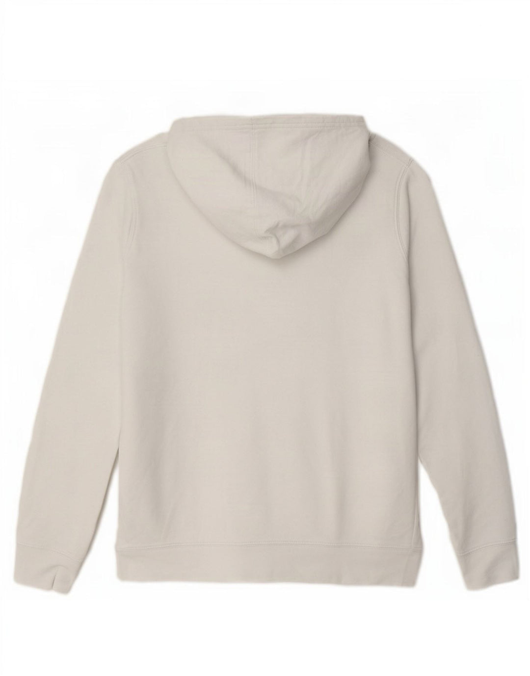 Suéter com capuz gráfico feminino Gap Reino Unido 14 algodão branco médio