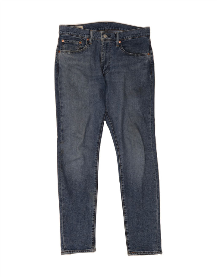 LEVI'S Mens 512 Slim Tapered Jeans W32 L32 Blue Cotton Vintage Levi's and Second-Hand Levi's from Messina Hembry 