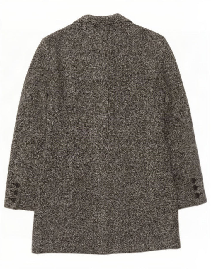 Sobretudo feminino Zara Oversized EU 38 Lã cinza pequena
