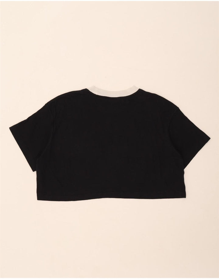 Camiseta Nike Feminina Crop Oversized Top UK 14 Médio Preto