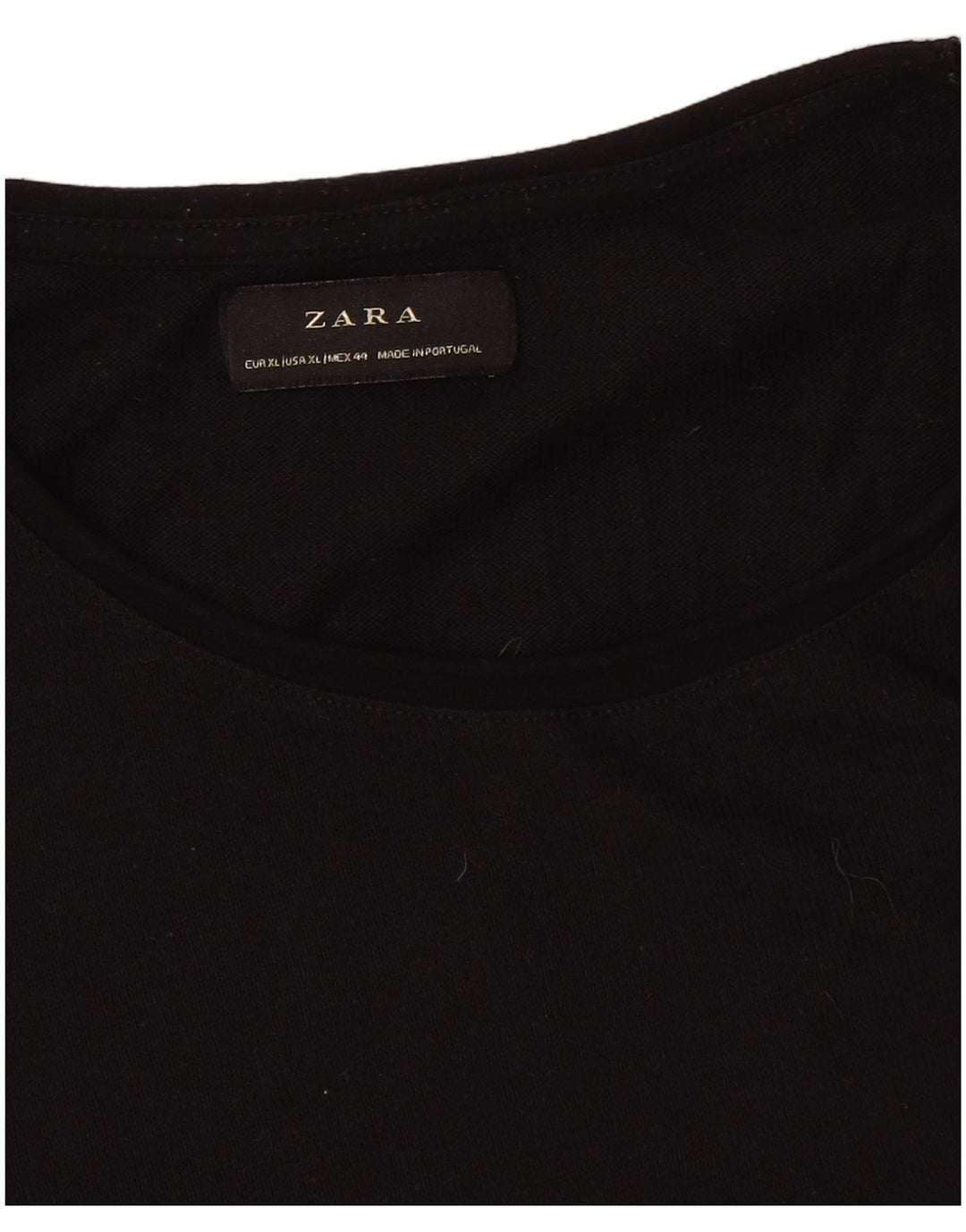 Camiseta masculina Zara XL preta