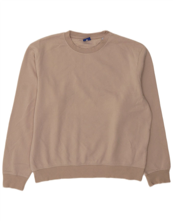 Jack & Jones moletom gráfico masculino jumper médio bege poliéster