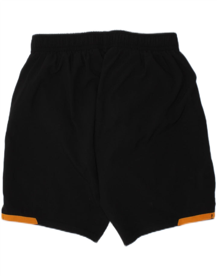Shorts esportivos UMBRO para meninos 8-9 anos poliéster preto