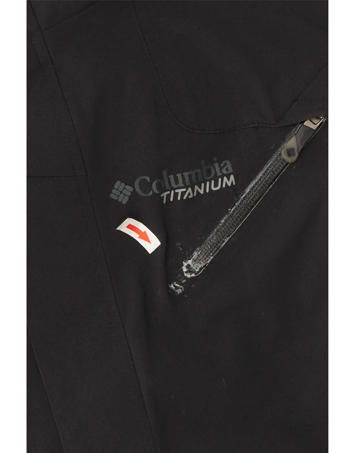 Jaqueta corta-vento masculina Columbia Titanium UK 38 médio preto nylon