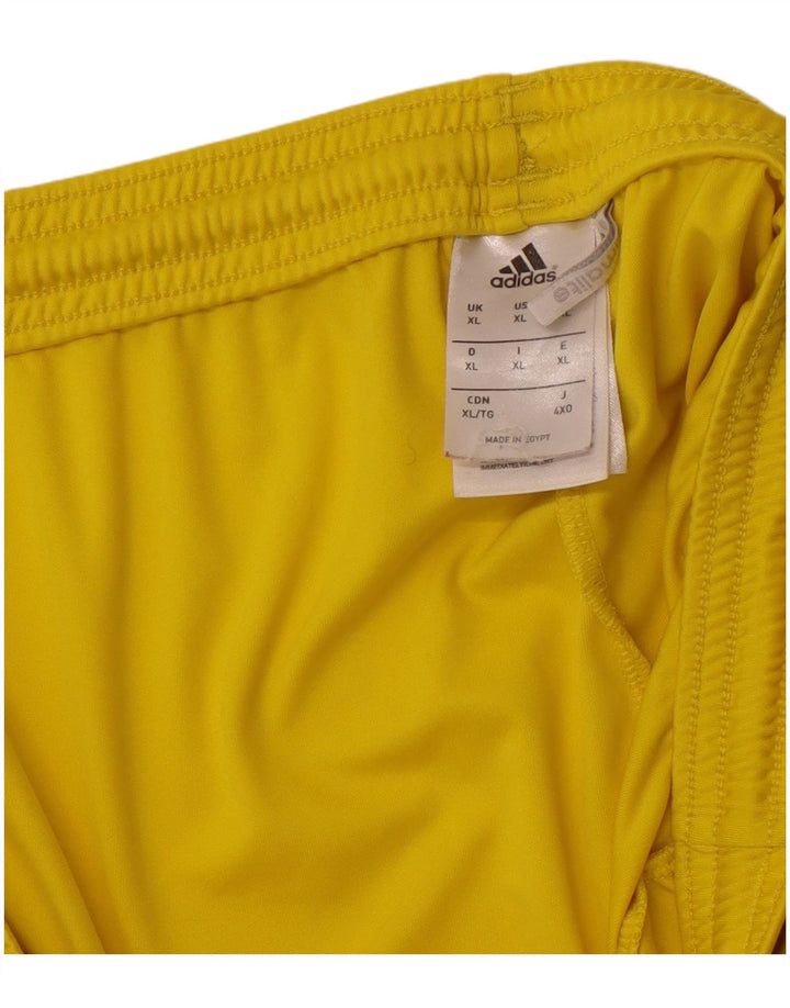 ADIDAS Masculino Climalite Sport Shorts XL Amarelo Poliéster