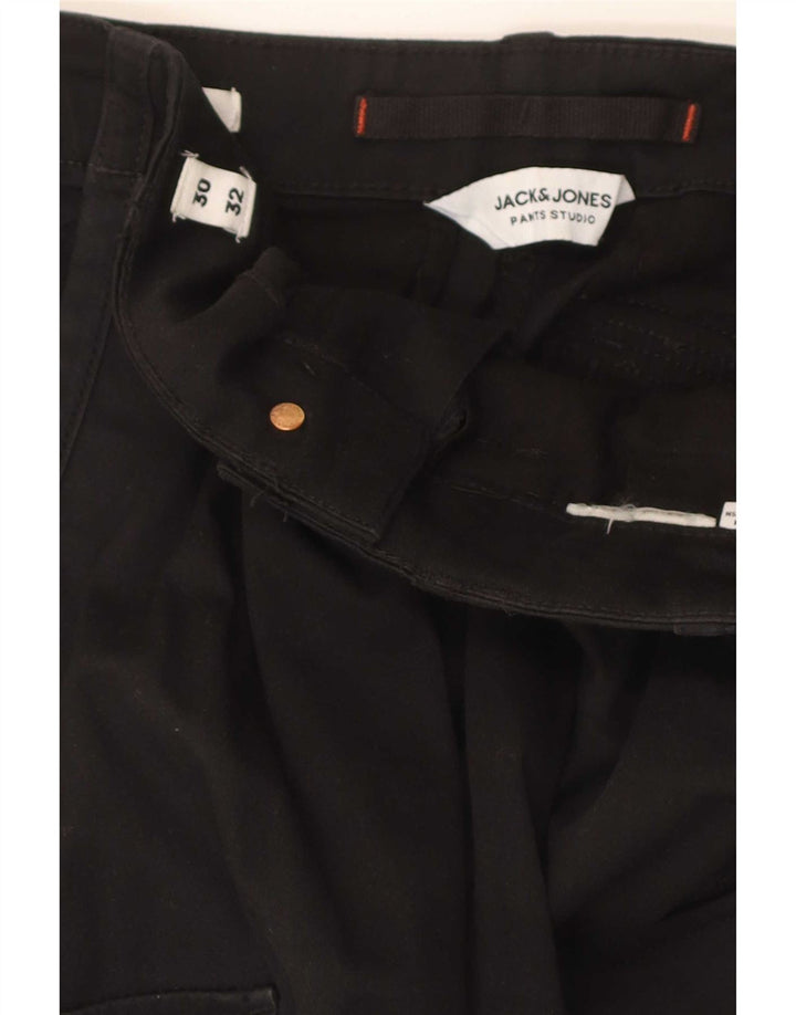 Calça cargo masculina Jack & Jones Joggers W30 L32 preta