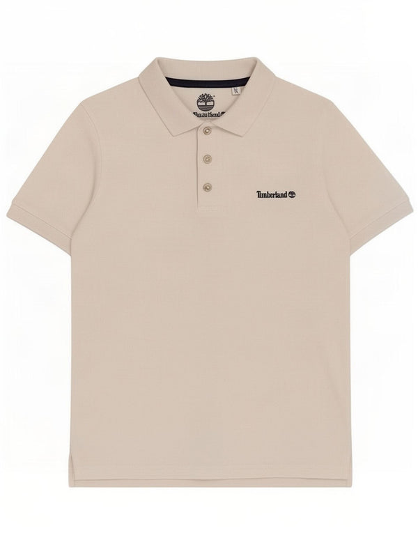Pólo Timberland Menino 13-14 Anos Branco Algodão