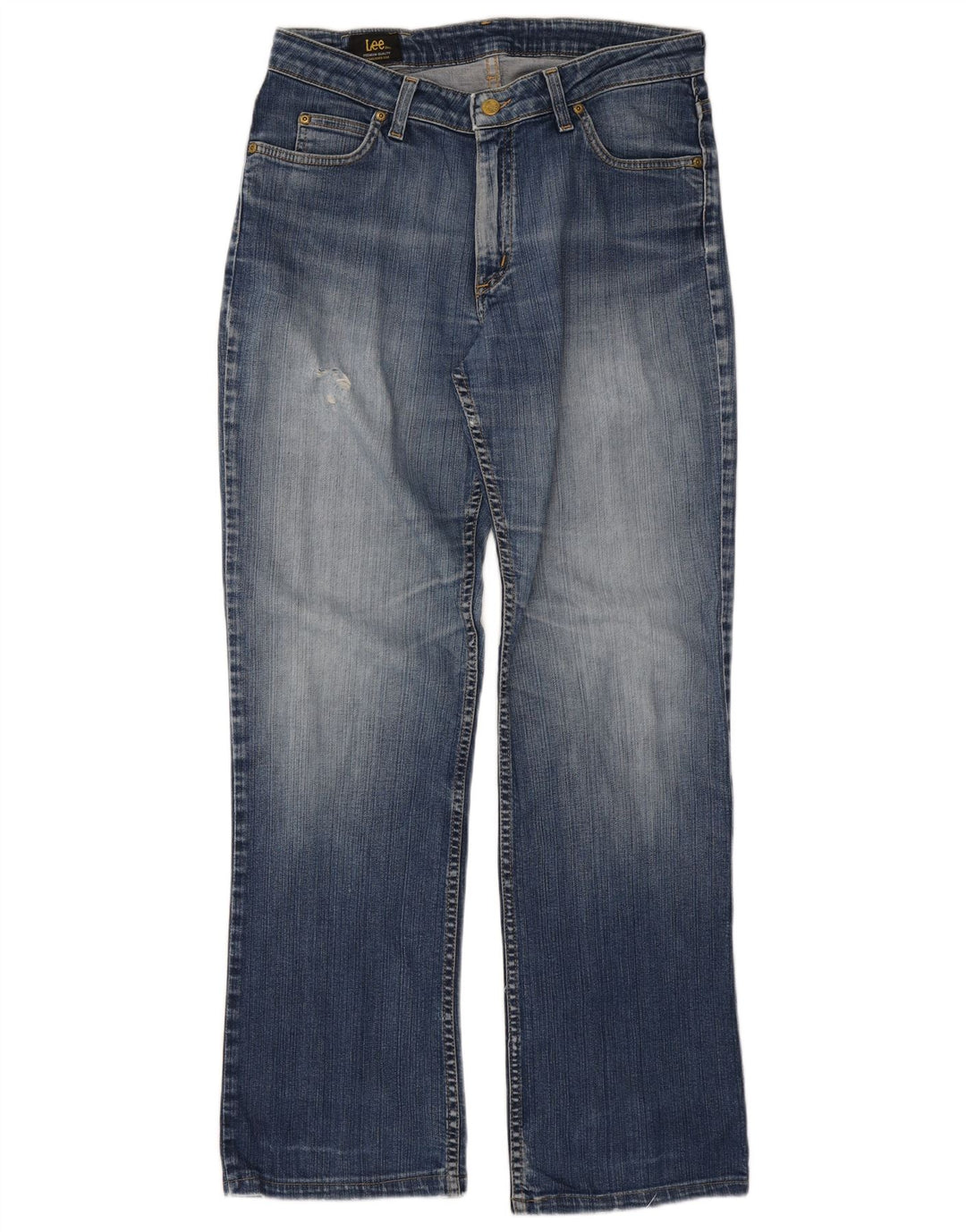 Lee Mens Cameron Bootcut Jeans W33 L33 Azul Algodão