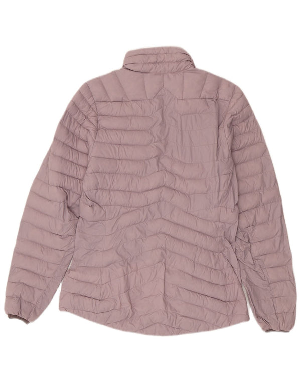 Jaqueta acolchoada feminina Helly Hansen UK 10 pequena poliamida roxa