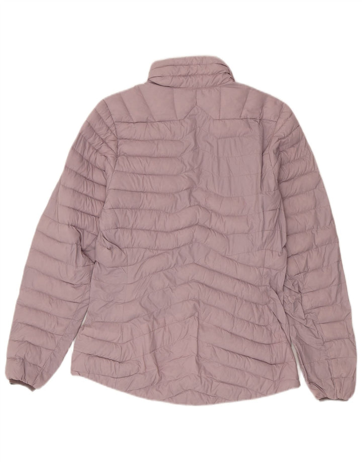 Jaqueta acolchoada feminina Helly Hansen UK 10 pequena poliamida roxa