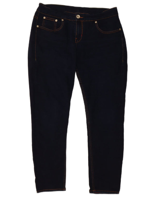 Jeans skinny feminino Ted Baker W32 L30 algodão azul marinho