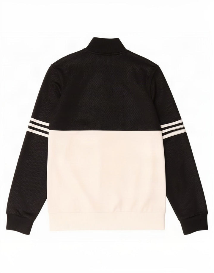 Jaqueta Adidas Meninos Treino Top 13-14 Anos Preto Colorblock Poliéster