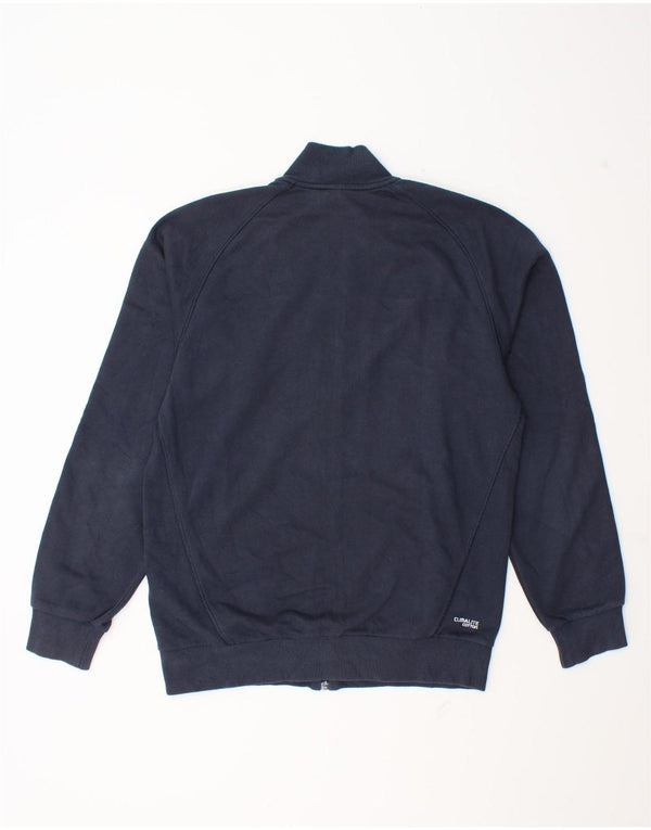 Adidas Mens Clima 365 Tracksuit Top Jacket Pequeno Algodão Azul Marinho