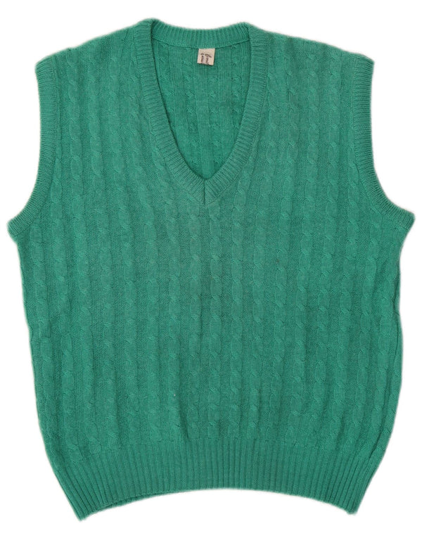 Regata feminina VINTAGE com colete UK 14 verde médio