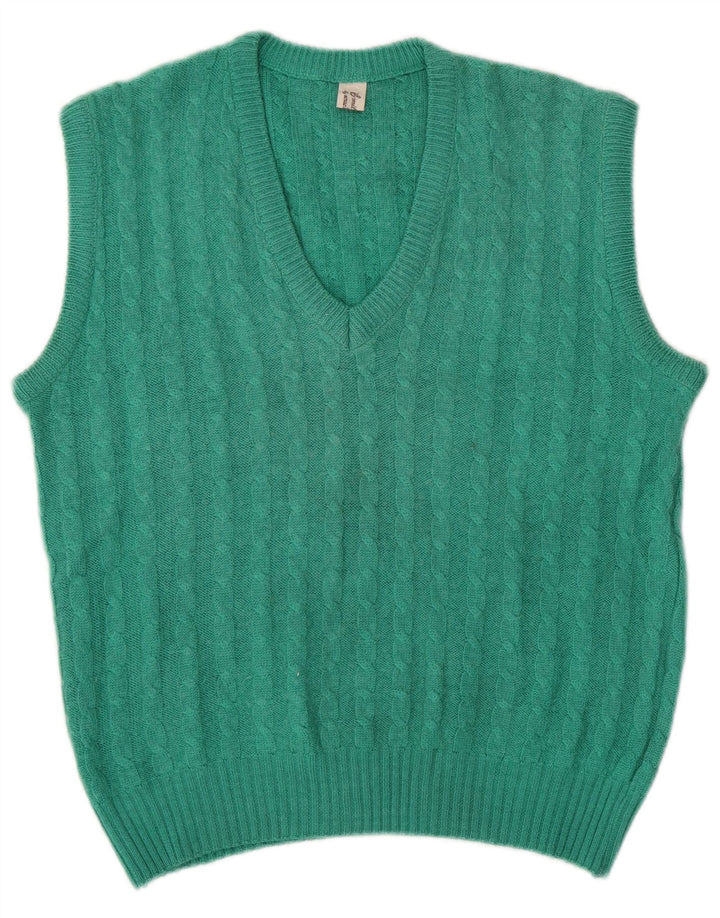 Regata feminina VINTAGE com colete UK 14 verde médio