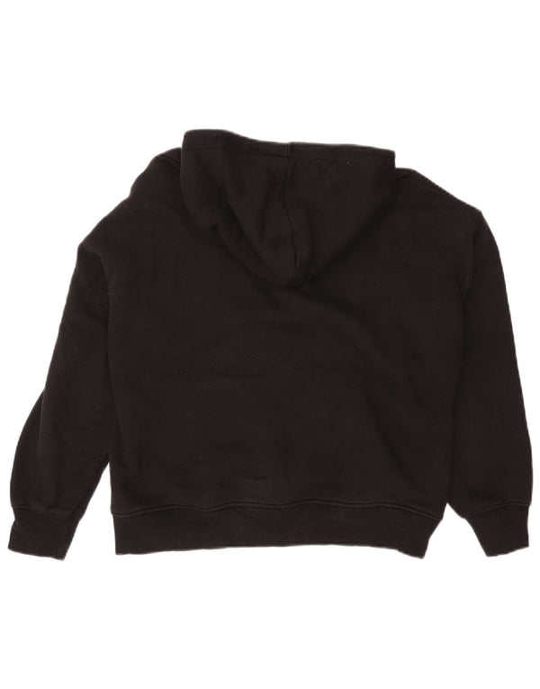 Zara Meninos moletom com capuz e ajuste relaxado 11-12 anos algodão preto