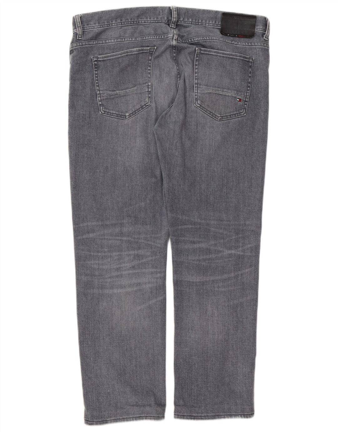 Tommy Hilfiger Masculino Denton Straight Jeans W36 L28 Cinza