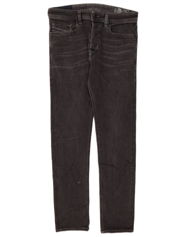 DIESEL Masculino Tepphar Carrot Slim Jeans W30 L31 Preto