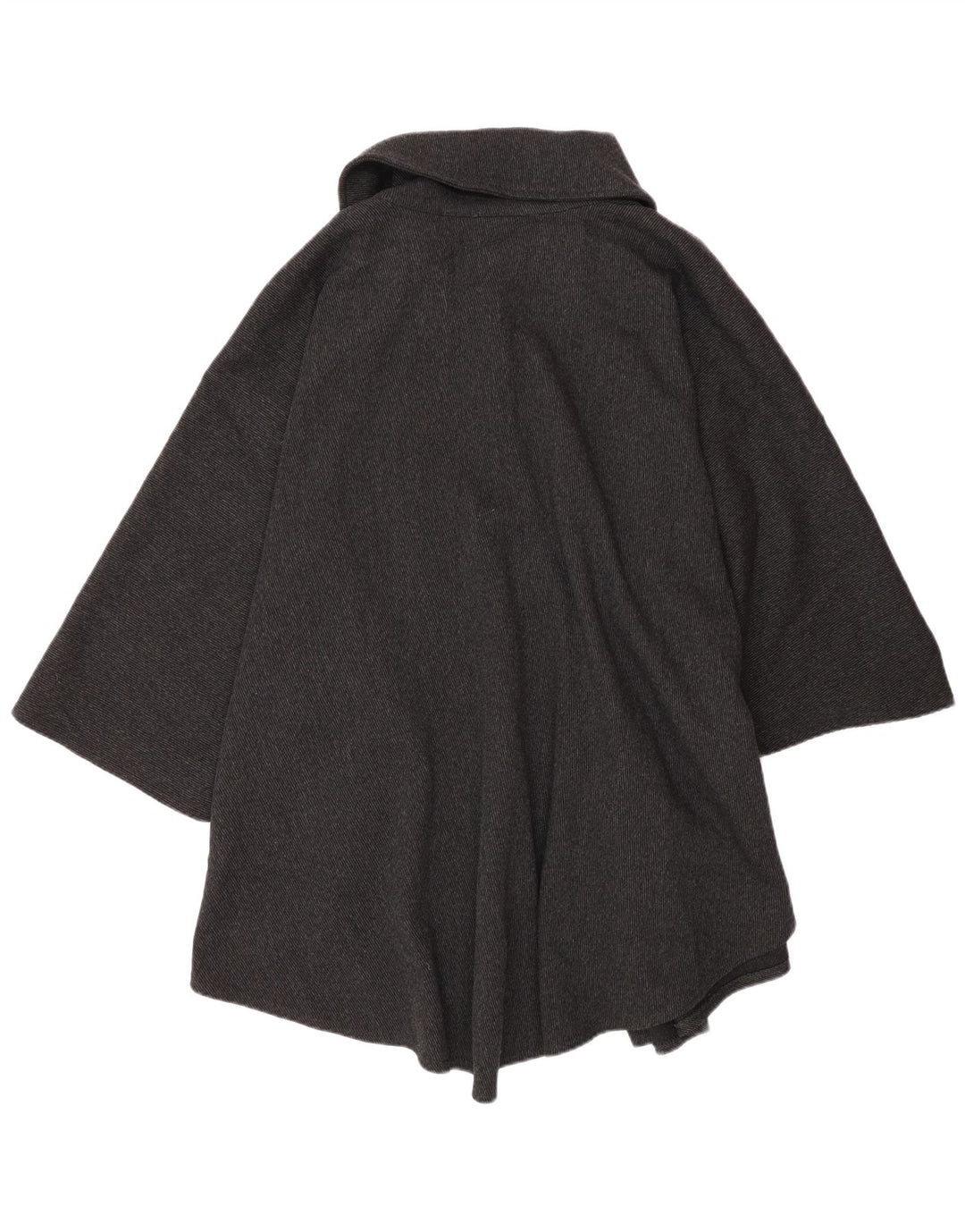 Casaco feminino Francesca UK 14 lã risca de giz cinza médio