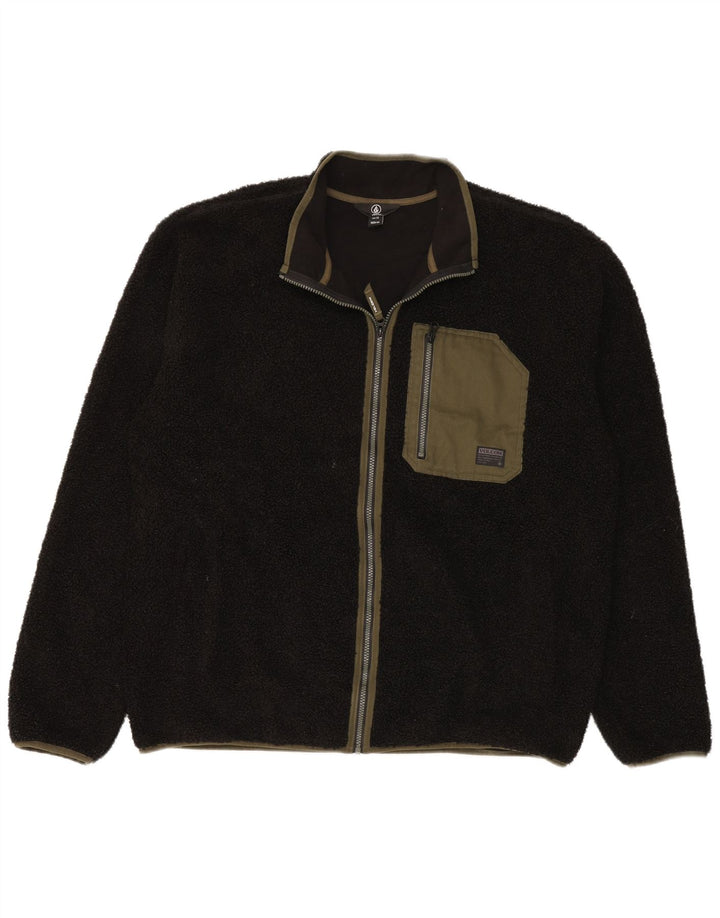 Jaqueta masculina de lã Volcom UK 44 2XL poliéster preto