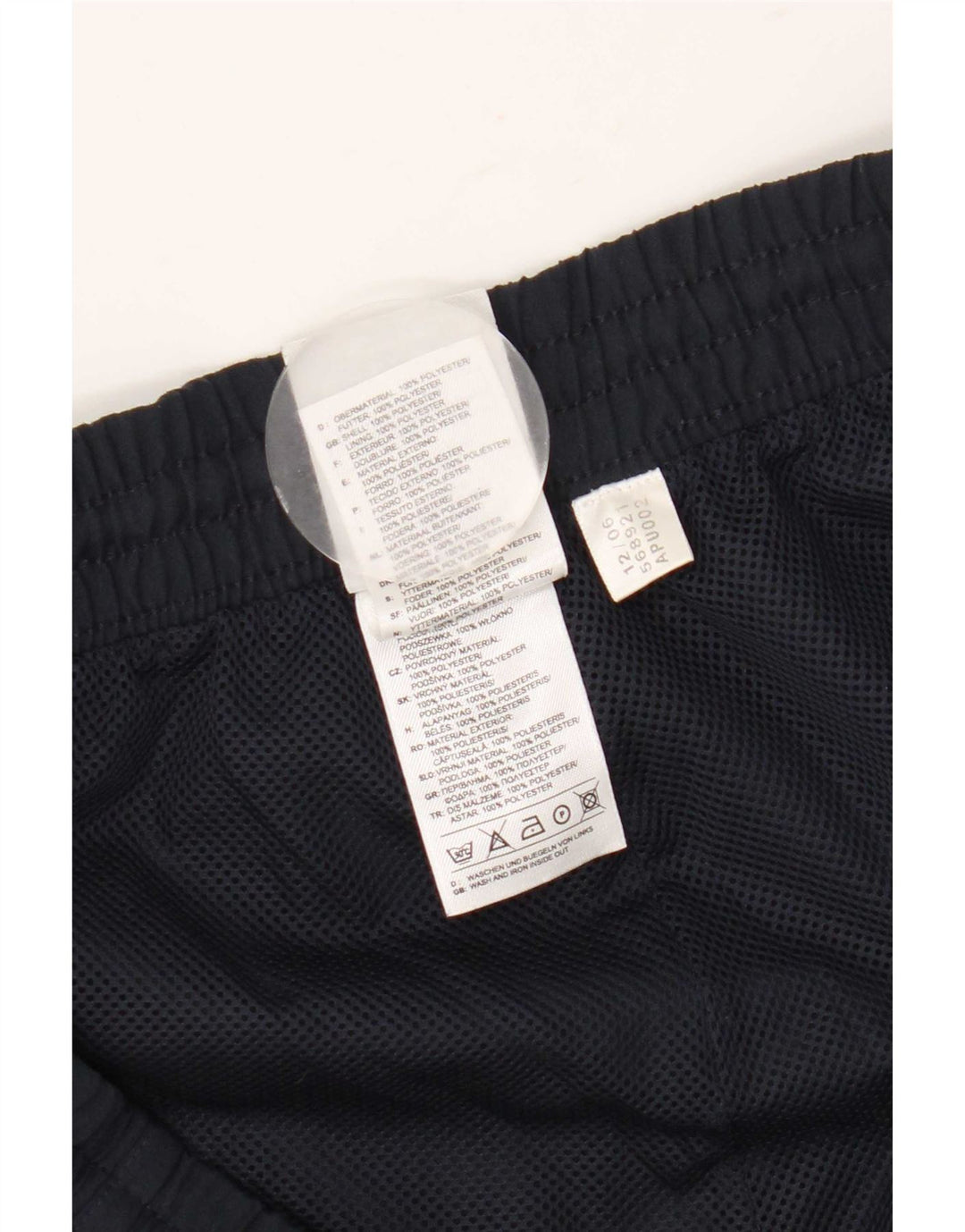 Shorts esportivos masculinos Adidas XL azul marinho poliéster