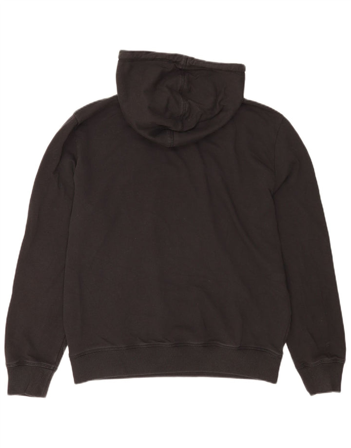 Suéter masculino com capuz Marks & Spencer médio algodão preto