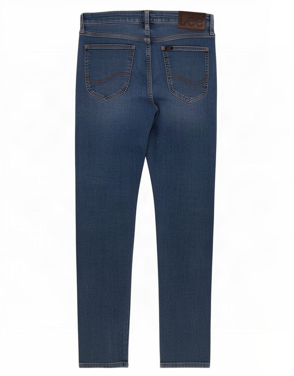 Lee Womens Malone Skinny Jeans W32 L32 Azul Algodão