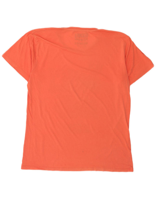 Camiseta gráfica masculina Jack & Jones Top 2XL laranja