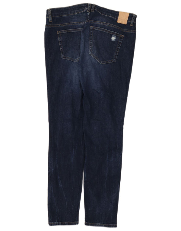 Calça jeans skinny feminina Zara EU 42 grande W32 L28 azul