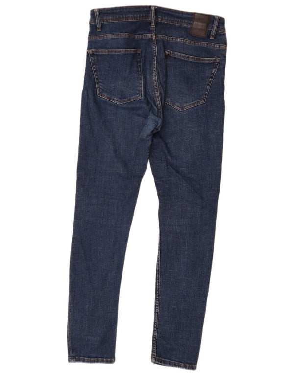 Zara Jeans Skinny Masculino EU 40 Médio W31 L31 Azul Marinho