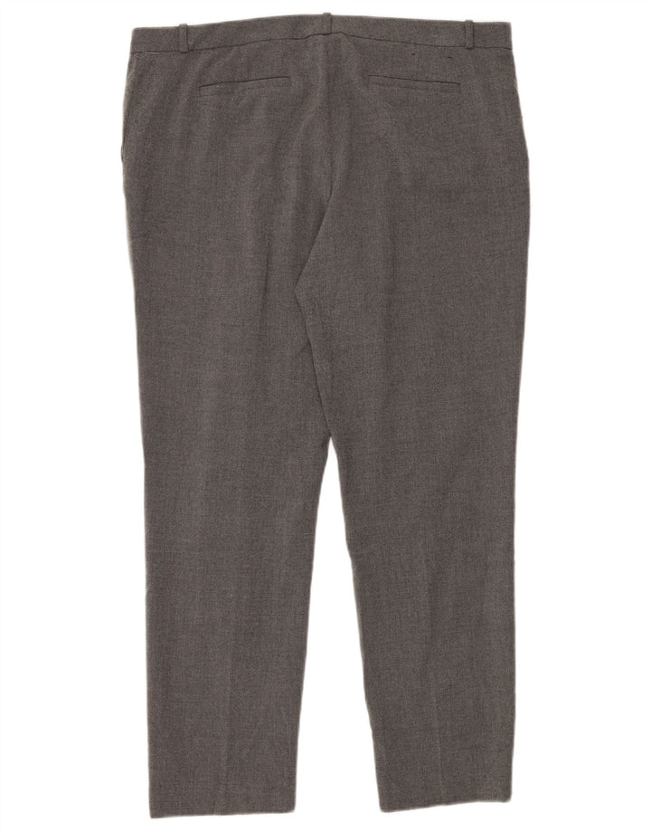 Calça Chino Feminina Tommy Hilfiger US 14 XL W38 L30 Cinza Poliéster