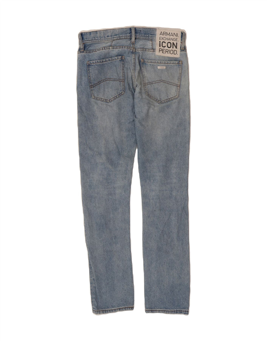 ARMANI EXCHANGE Womens Slim Jeans W29 L32 Blue Cotton Vintage Armani Exchange and Second-Hand Armani Exchange from Messina Hembry 